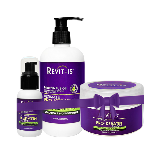 Keratin Shampoo 300ml, Masque 300ml & Serum 60ml