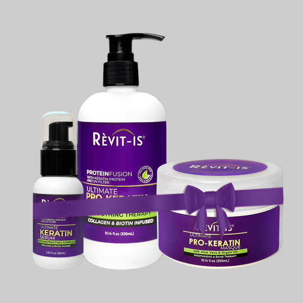 Keratin Shampoo 300ml, Masque 300ml & Serum 60ml