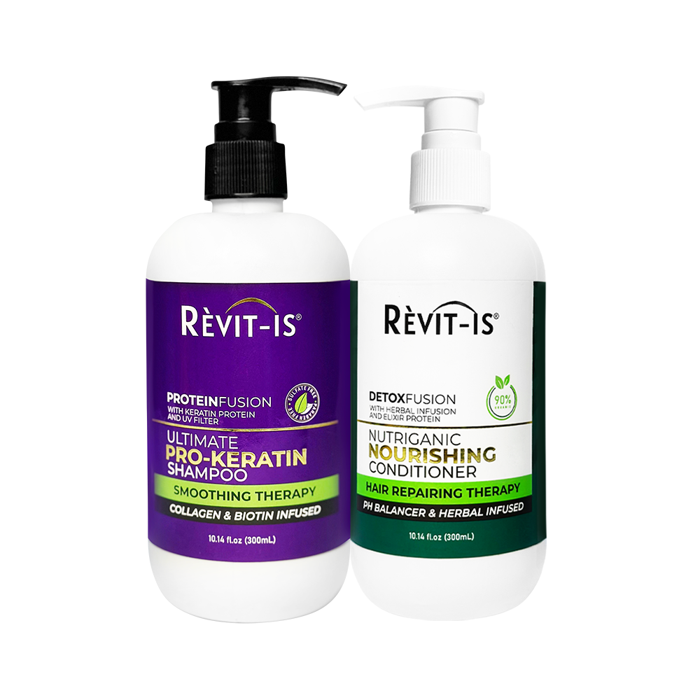 Keratin Shampoo 300ml with Conditioner 300ml